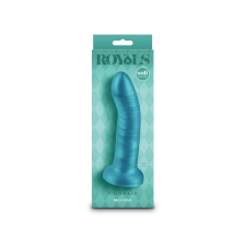 Royals - 6" Charlie - Metallic Teal műpénisz, dildó