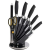 Royalty Line ® 8 Részes Késkészlet Élezővel és Ollóval, RL-BLK8-W