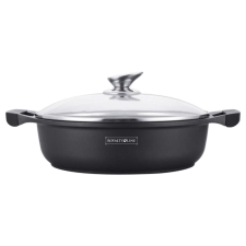 Royalty Line Tapadásmentes (márvány) bevonatos lábas alacsony 26cm RL. Black edény