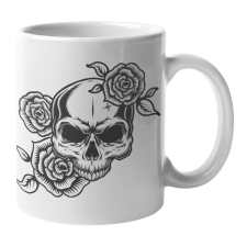  Rózsa Koponya tetoválás - Bögre bögrék, csészék