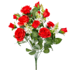  Rózsa, rózsabimbó csokor piros 42cm