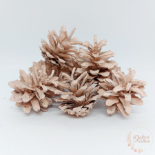  Rózsa toboz - falfestékes barack dekorációs kellék