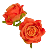  Rózsa virágfej D6cm 24db/szín/csom orange 913