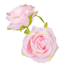  Rózsa virágfej D6cm 24db/szín/csom rózsaszín 600 dekorációs kellék