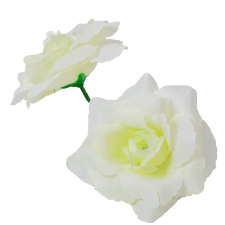  Rózsa virágfej nyílt D10cm 300 60db/# dekorációs kellék