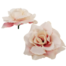  Rózsa virágfej nyílt D10cm 621 60db/# dekorációs kellék