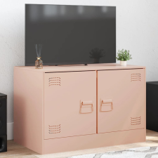  rózsaszín acél TV-szekrény 67 x 39 x 44 cm bútor
