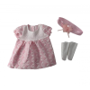  Rózsaszín baba ruha 40 - 43 cm