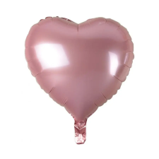  Rózsaszín Light Pink szív fólia lufi 37 cm party kellék
