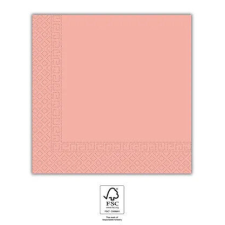 Rózsaszín Unicolour Pink szalvéta 20 db-os 33x33 cm FSC papírárú, csomagoló és tárolóeszköz