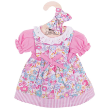 Rózsaszín virágos ruha babának 38 cm játékbaba felszerelés