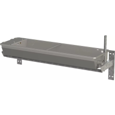  Rozsdamentes acél dönthető itatóvályú - 2 m, falra szerelhető, 70 l haszonállat felszerelés