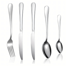  Rozsdamentes acél evőeszközkészlet, 5 db-os készlet konyhai eszköz