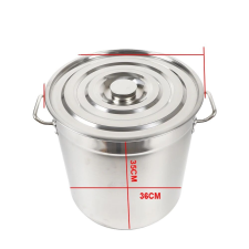  Rozsdamentes acél főző edény, nagy kapacitású 35L/50L/70L, tartós anyag, 35L edény
