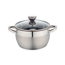 Rozsdamentes acél lábas fedővel 4l – Cook Line edény