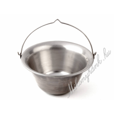  Rozsdamentes bogrács (1.2mm) 10 liter kerti sütés és főzés