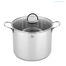 Rozsdamentes Fazék fedővel 24 cm 10,5L edény