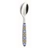  Rozsdamentes kanál műanyag dekorborítású nyéllel, 21cm, Maiolica Blue