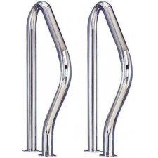 Rozsdamentes korlát, AISI316, 795 x 490 mm, 2 db / csomag medence kiegészítő