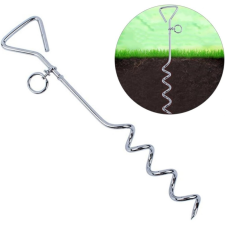  Rozsdamentes póráz rögzítő karó-Spirál nyakörv, póráz, hám kutyáknak