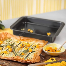  Rozsdamentes sütő tepsi-30x38x6cm sütés és főzés