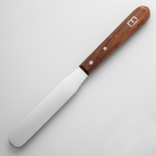 Rozsdamentes széles acél spatula 24cm szőrtelenítés