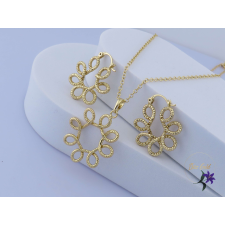  Rozzi antiallergén szett medálos lánc fülbevaló -14K ékszer szett