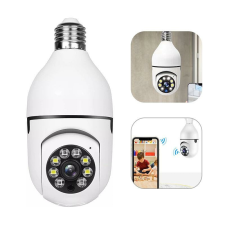rpr WiFi Smart IP panoráma kamera E27 foglalattal megfigyelő kamera