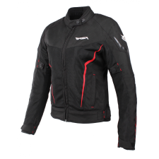 RSA Bolt női motoros kabát fekete-fehér-piros motoros kabát