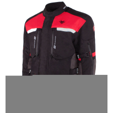 RSA Storm motoros kabát fekete-szürke-piros motoros kabát