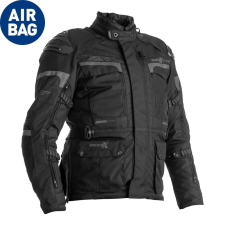 RST Adventure-X Légzsák Béléses Textil Dzseki - Fekete Méret XL motoros kabát