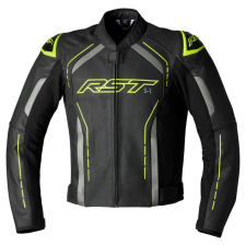  RST bőrdzseki S1 férfi - neonsárga motoros kabát