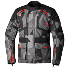 Rst endurance ce textil dzseki - Álcázott/szürke/piros motoros kabát