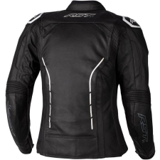 RST Női S1 CE Bőrdzseki - Fekete/Fehér Méret 3XL motoros kabát