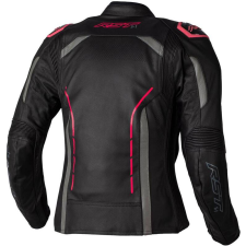 RST Női S1 CE Bőrdzseki - Fekete/Neon Rózsaszín Méret S motoros kabát