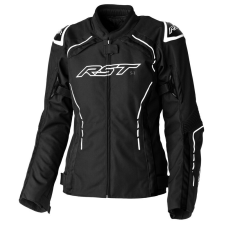  RST Női S1 CE Textil Dzseki - Fekete/Fehér Méret XL motoros kabát