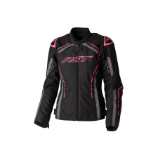 RST Női S1 CE Textil Dzseki - Fekete/Neon Rózsaszín Méret 3XL motoros kabát