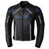 RST S1 CE Bőrdzseki - Fekete/Szürke/Neonkék Méret XXL