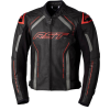 RST S1 CE Bőrdzseki - Fekete/Szürke/Piros Méret XL
