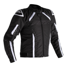 RST S-1 Kabát Textil Fekete/Fehér Méret 4XL motoros kabát