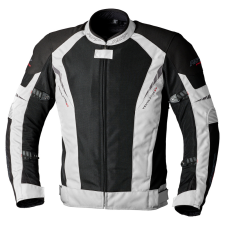 RST textil dzseki Ventilator-XT CE férfi - Fekete/Ezüst motoros kabát