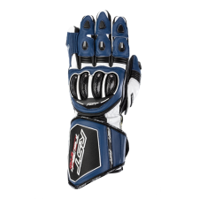 RST Tractech Evo 4 bőrkesztyű kék/fehér/fekete, méret M motoros kesztyű
