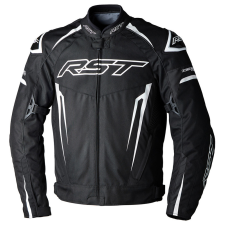 Rst tractech evo 5 ce textil dzseki - fekete/fehér/fekete motoros kabát