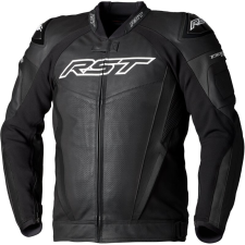 RST tractech evo 5 férfi bőr dzseki - fekete/fekete/fekete motoros kabát