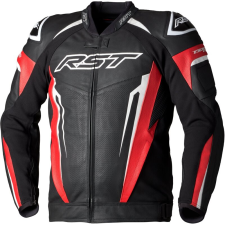 RST tractech evo 5 férfi bőrdzseki - piros/fekete/fehér motoros kabát
