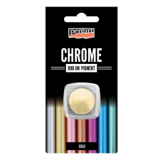 Rub-on pigment chrome effect 0,5g - arany hobbifesték