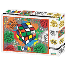 Rubik kocka 3D puzzle, 500 darabos puzzle, kirakós