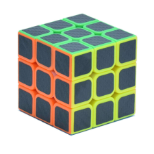  Rubik kocka készségfejlesztő játék, 3x3-as / fekete oktatójáték