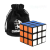 Rubik's GAN Rubik's Speed csempés speedcube profi rubik kocka 3x3-as versenykocka és Cubikon kockatartó szütyő ajándék