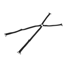 Rugalmas keresztpántok melltartóhoz Chrysalis, 31 - 45 cm, Fekete melltartó